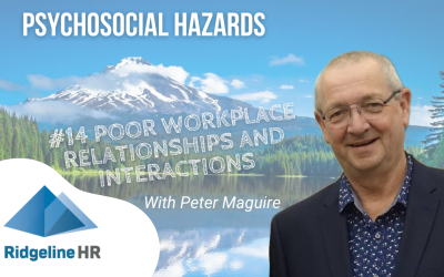 Psychosocial hazard #14 – Conflict or poor workplace relationships and interactions